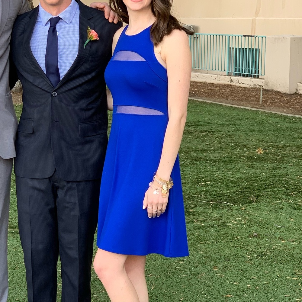 Blue dress